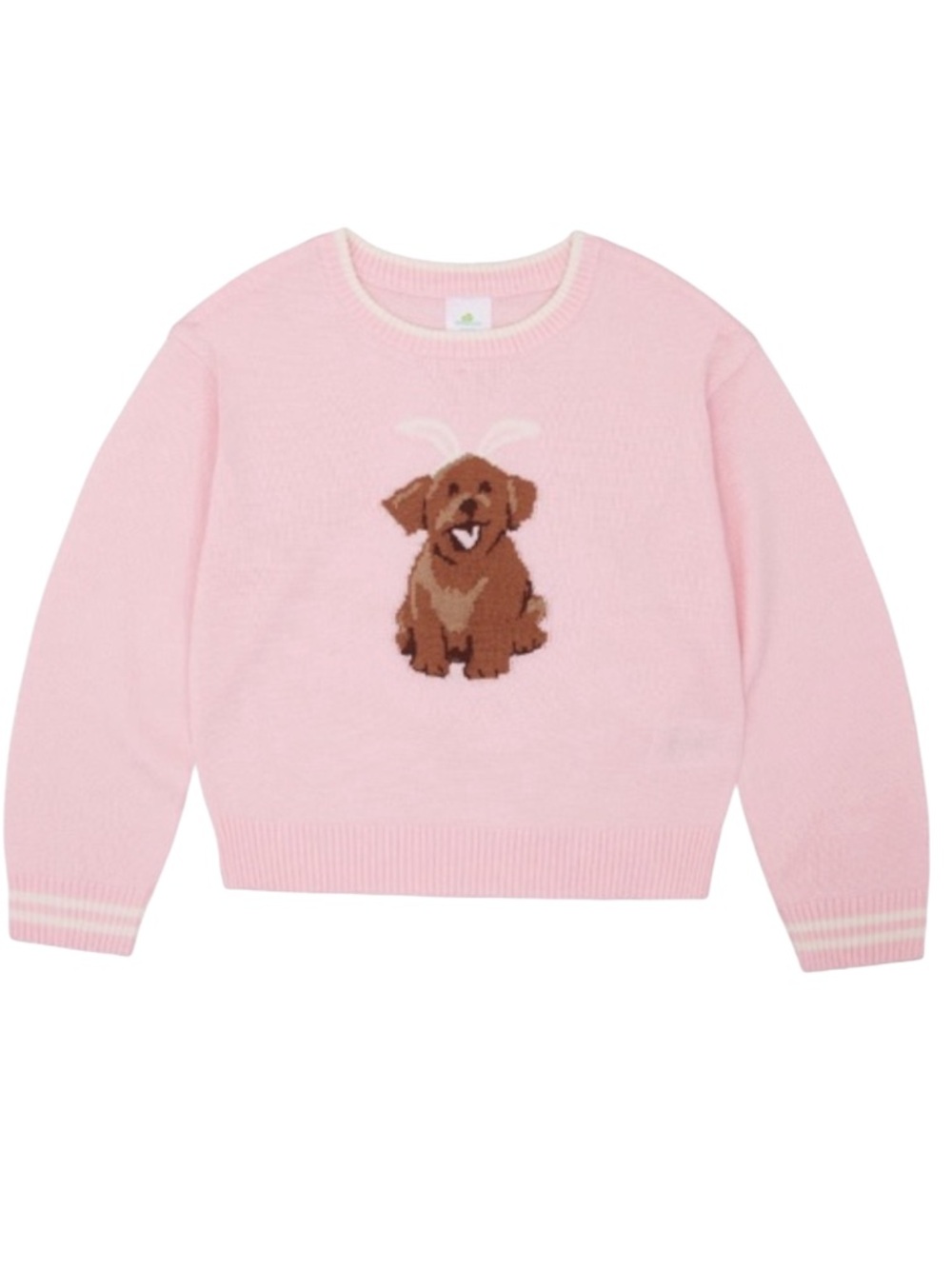 Girls Sz 8 Puppy Easter Sweater